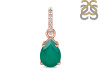 Green Onyx & White Topaz Pendant GRO-RP-76.