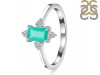 Green Onyx & White Topaz Ring GRO-RR-275.