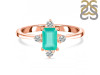 Green Onyx & White Topaz Ring GRO-RR-275.