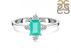 Green Onyx & White Topaz Ring GRO-RR-275.
