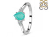 Green Onyx & White Topaz Ring GRO-RR-335.