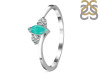 Green Onyx & White Topaz Ring GRO-RDR-2681.