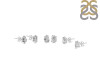 Herkimer Diamond Stud Earring HKD-RDE-1120-A.