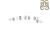Herkimer Diamond Stud Earring HKD-RDE-1120.