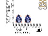 Iolite Stud Earring IOL-RDE-1174.