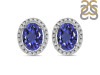 Iolite Stud Earring IOL-RDE-34.