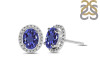 Iolite Stud Earring IOL-RDE-34.