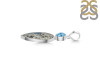 K2 Jasper/Blue Topaz Pendant-2SP K2J-1-101