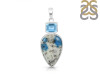 K2 Jasper/Blue Topaz Pendant-2SP K2J-1-109