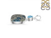 K2 Jasper/Blue Topaz Pendant-2SP K2J-1-111