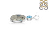 K2 Jasper/Blue Topaz Pendant-2SP K2J-1-115
