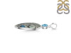 K2 Jasper/Blue Topaz Pendant-2SP K2J-1-116