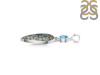K2 Jasper/Blue Topaz Pendant-2SP K2J-1-117