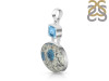 K2 Jasper/Blue Topaz Pendant-2SP K2J-1-118
