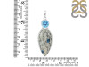 K2 Jasper/Blue Topaz Pendant-2SP K2J-1-121