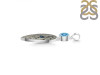 K2 Jasper/Blue Topaz Pendant-2SP K2J-1-121