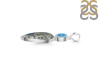 K2 Jasper/Blue Topaz Pendant-2SP K2J-1-128