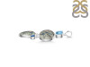 K2 Jasper/Blue Topaz/Kyanite Pendant-2SP K2J-1-129