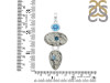 K2 Jasper/Blue Topaz Pendant-2SP K2J-1-131