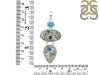 K2 Jasper/Blue Topaz Pendant-2SP K2J-1-132