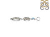 K2 Jasper/Blue Topaz Pendant-2SP K2J-1-132
