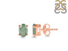 Kyanite (Green) Stud Earring KYN-RDE-1154-G.