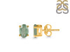 Kyanite (Green) Stud Earring KYN-RDE-1154-G.