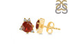 Kyanite (Orange) & White Topaz Stud Earring KYN-RDE-1260-O.