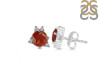 Kyanite (Orange) & White Topaz Stud Earring KYN-RDE-1260-O.
