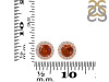 Kyanite (Orange) & White Topaz Stud Earring KYN-RDE-1259-O.