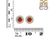 Kyanite (Orange) Stud Earring KYN-RDE-1268-O.