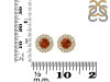 Kyanite (Orange) Stud Earring KYN-RDE-1268-O.