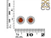 Kyanite (Orange) Stud Earring KYN-RDE-1268-O.