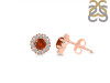 Kyanite (Orange) Stud Earring KYN-RDE-1268-O.