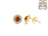 Kyanite (Orange) Stud Earring KYN-RDE-1268-O.