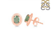 Kyanite (Green) Stud Earring KYN-RDE-35-G.