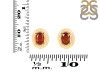 Kyanite (Orange) Stud Earring KYN-RDE-35-O.