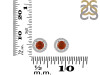Kyanite (Orange) & White Topaz Stud Earring KYN-RDE-985-O.