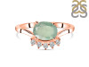 Kyanite (Green) & White Topaz Ring KYN-RDR-1681-G.