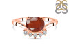 Kyanite (Orange) & White Topaz Ring KYN-RDR-1681-O.