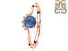 Kyanite & White Topaz Ring KYN-RDR-1942.