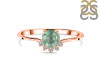 Kyanite (Green) & White Topaz Ring KYN-RDR-1942-G.