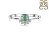Kyanite (Green) & White Topaz Ring KYN-RDR-1942-G.