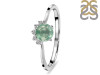 Kyanite (Green) & White Topaz Ring KYN-RDR-1942-G.