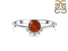Kyanite (Orange) & White Topaz Ring KYN-RDR-1942-O.