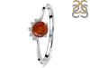Kyanite (Orange) & White Topaz Ring KYN-RDR-1942-O.