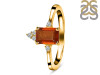 Kyanite (Orange) & White Topaz Ring KYN-RDR-2194-O.