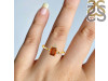 Kyanite (Orange) & White Topaz Ring KYN-RDR-2194-O.