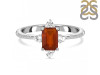 Kyanite (Orange) & White Topaz Ring KYN-RDR-2210-O.