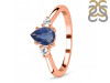 Kyanite & White Topaz Ring KYN-RDR-2213.